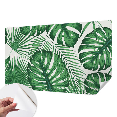 3D-Fototapete Tropische Blätter