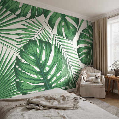 3D-Fototapete Tropische Blätter