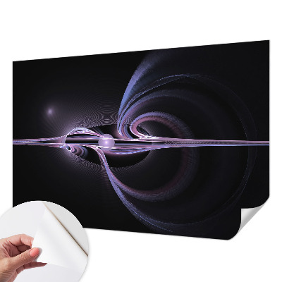3D-Fototapete fürs Schlafzimmer Kosmische Abstraktion