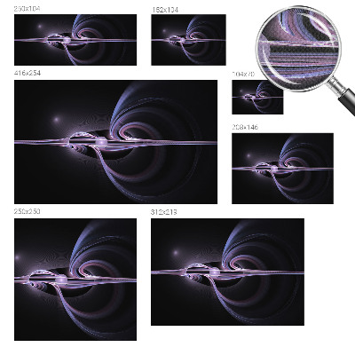 3D-Fototapete fürs Schlafzimmer Kosmische Abstraktion
