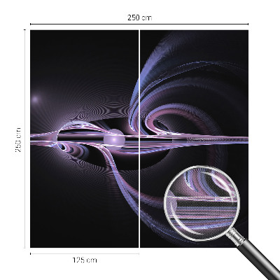 3D-Fototapete fürs Schlafzimmer Kosmische Abstraktion