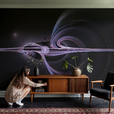 3D-Fototapete fürs Schlafzimmer Kosmische Abstraktion