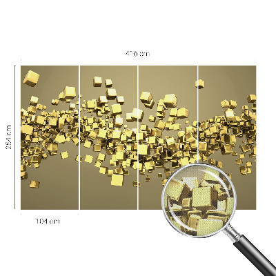 Motivtapete fürs Wohnzimmer Kreative Würfel