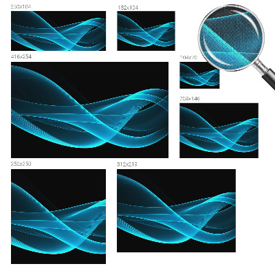 Vintage tapete Auffällige Wellen