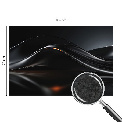 Motivtapete nach Maß Metallische Wellen