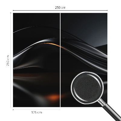 Motivtapete nach Maß Metallische Wellen