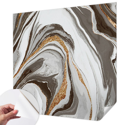 Selbstklebende Fototapete für die Wand Marmorwirbel