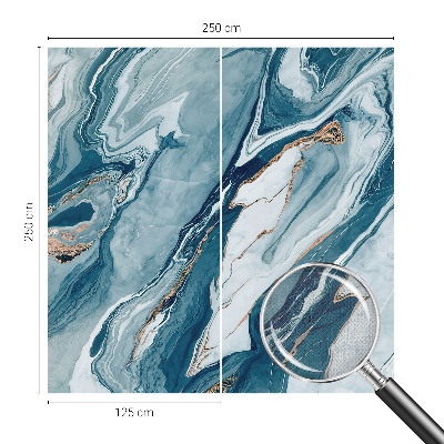 Selbstklebende Fototapete fürs Schlafzimmer Mineralische Eleganz