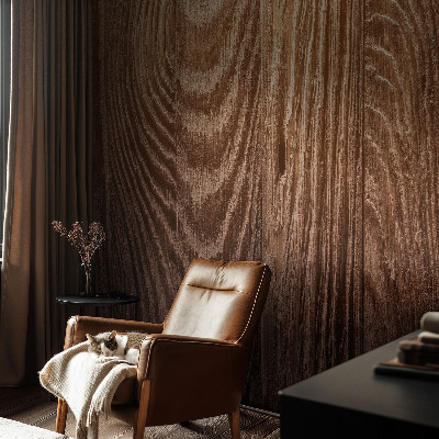 Fototapete in 3D-Optik Holzringe