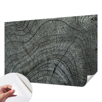 3D-Fototapete fürs Wohnzimmer Maserungsmuster