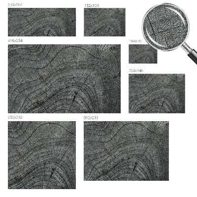 3D-Fototapete fürs Wohnzimmer Maserungsmuster