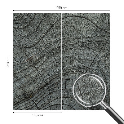 3D-Fototapete fürs Wohnzimmer Maserungsmuster