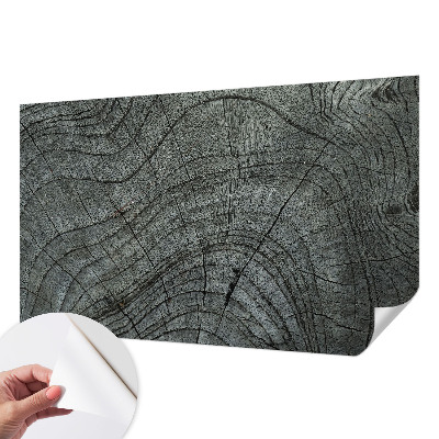 3D-Fototapete fürs Wohnzimmer Maserungsmuster