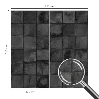 Motivtapete nach Maß Graue Fliesen