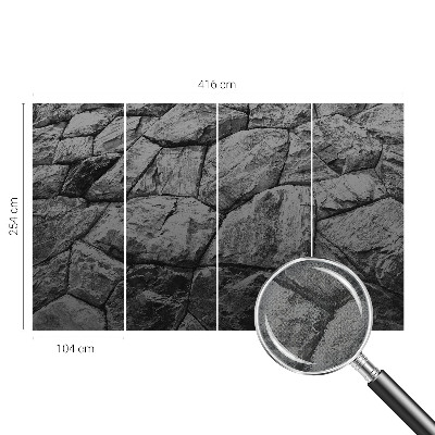 Vintage tapete Steintexturen