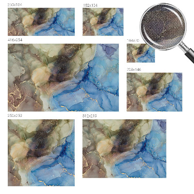 Selbstklebende Fototapete für die Wand Farbenfrohe abstrakte