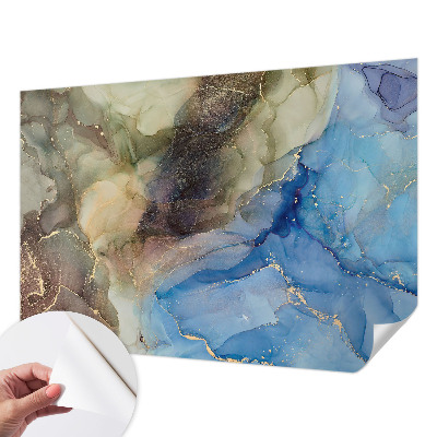 Selbstklebende Fototapete für die Wand Farbenfrohe abstrakte