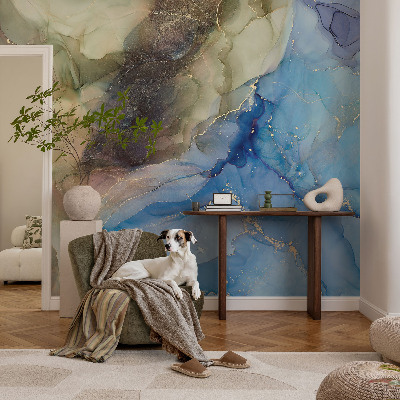 Selbstklebende Fototapete für die Wand Farbenfrohe abstrakte