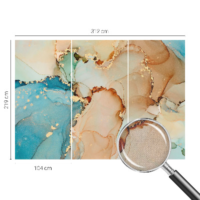 Selbstklebende Fototapete fürs Schlafzimmer Farbenfrohe abstrakte