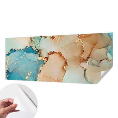 Selbstklebende Fototapete fürs Schlafzimmer Farbenfrohe abstrakte