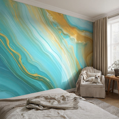Selbstklebende Fototapete fürs Kinderzimmer Abstrakte Wellen