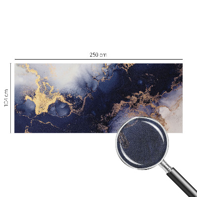 3D-Fototapete Marineblaue Wellen