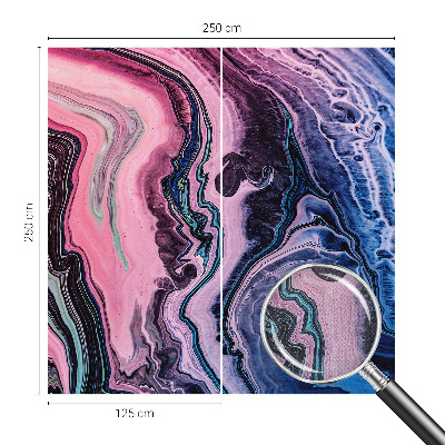 Fototapete in 3D-Optik Bunte Wirbel