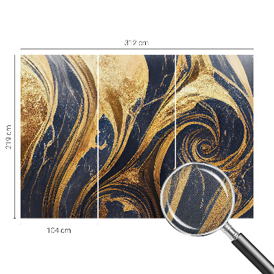 3D-Fototapete fürs Wohnzimmer Marmormuster