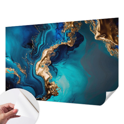 3D-Fototapete fürs Schlafzimmer Farbenfrohe Abstraktion