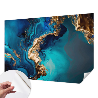 3D-Fototapete fürs Schlafzimmer Farbenfrohe Abstraktion