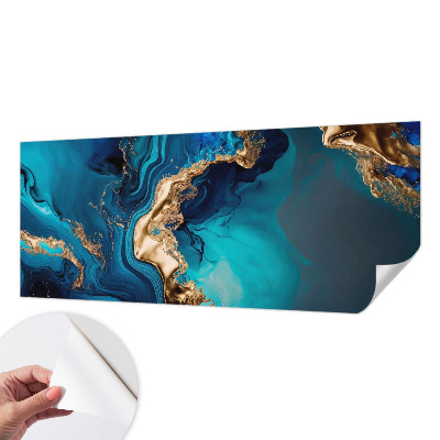 3D-Fototapete fürs Schlafzimmer Farbenfrohe Abstraktion