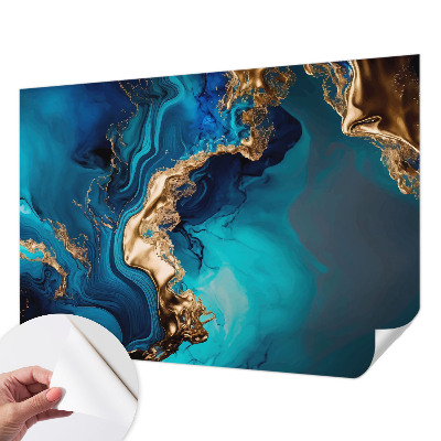 3D-Fototapete fürs Schlafzimmer Farbenfrohe Abstraktion