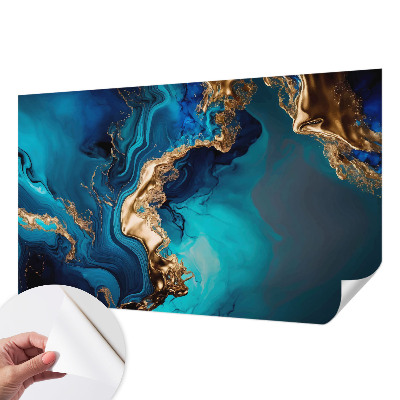 3D-Fototapete fürs Schlafzimmer Farbenfrohe Abstraktion