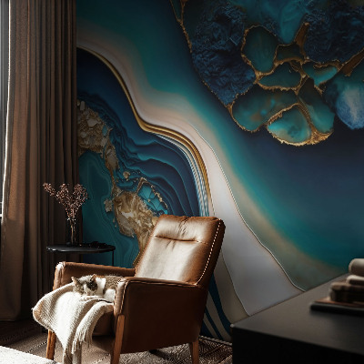 Moderne Fototapete nach Maß Farbenfrohe Abstraktion