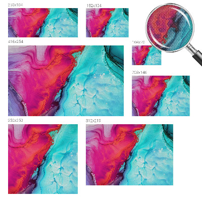 Motivtapete nach Maß Bunte Welle