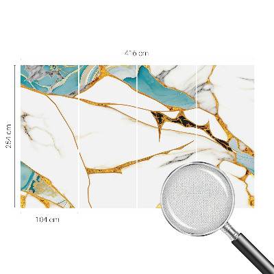 Selbstklebende Fototapete für die Wand Die Eleganz des Marmors