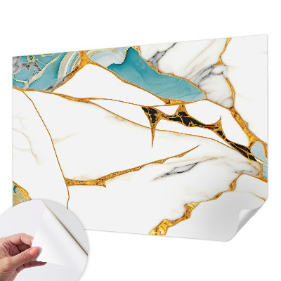 Selbstklebende Fototapete für die Wand Die Eleganz des Marmors