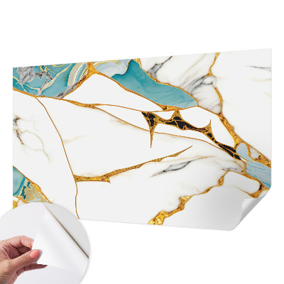 Selbstklebende Fototapete für die Wand Die Eleganz des Marmors