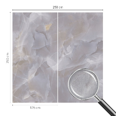 3D-Fototapete fürs Wohnzimmer Marmorwellen