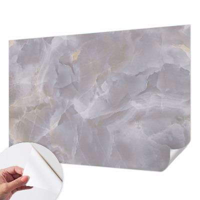 3D-Fototapete fürs Wohnzimmer Marmorwellen