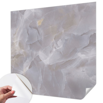 3D-Fototapete fürs Wohnzimmer Marmorwellen