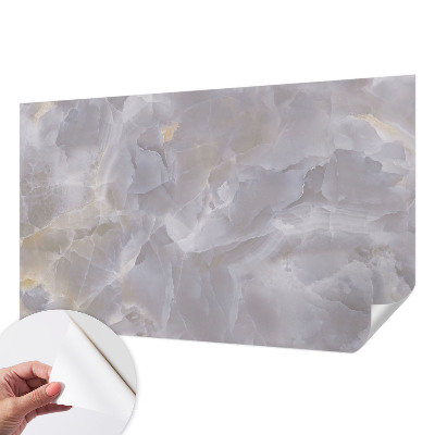 3D-Fototapete fürs Wohnzimmer Marmorwellen