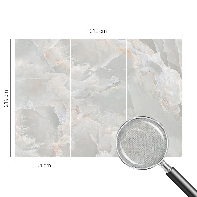 3D-Fototapete fürs Schlafzimmer Marmorstruktur