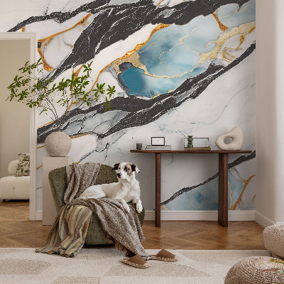 Motivtapete fürs Wohnzimmer Eleganter Marmor