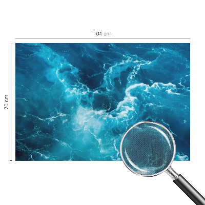 Selbstklebende Fototapete fürs Schlafzimmer Meereswirbel