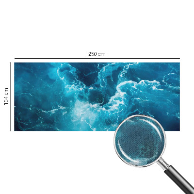 Selbstklebende Fototapete fürs Schlafzimmer Meereswirbel