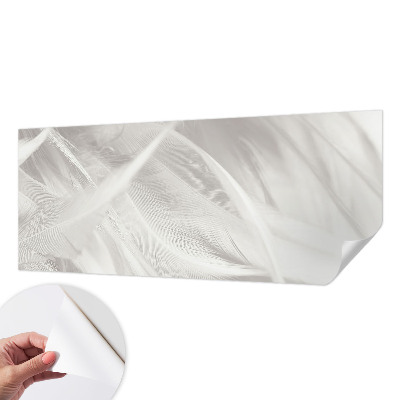 3D-Fototapete fürs Wohnzimmer Feine Federn