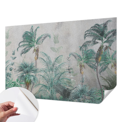 3D-Fototapete fürs Schlafzimmer Exotische Oase