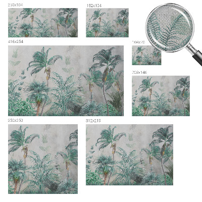 3D-Fototapete fürs Schlafzimmer Exotische Oase