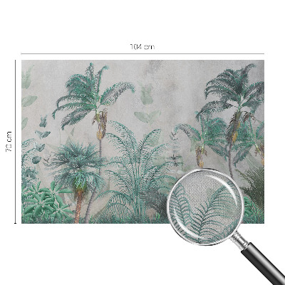 3D-Fototapete fürs Schlafzimmer Exotische Oase